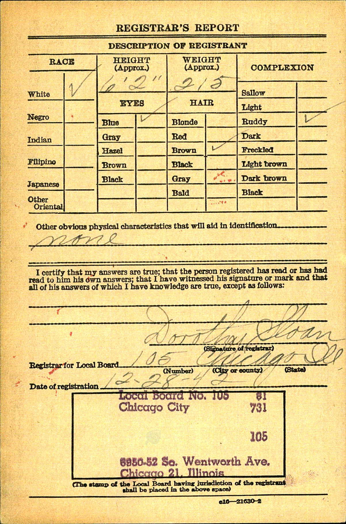 Pfc. Roger A. Carlson  1HHC